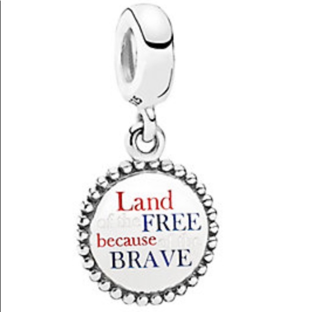 Authentic Pandora Land of the Free Charm